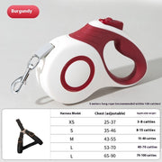 Dog Automatic Retractable Leash Explosion-proof Medium And Large Dog Chain With Trash Can