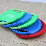 Dog-Friendly Flying Frisbee Rope Toy