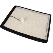 Cat Scratching Protection Mat - Durable Sisal Pad for Furniture Defense
