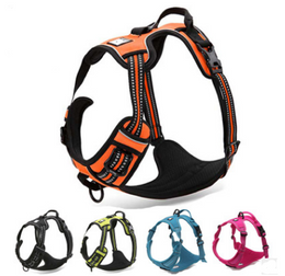Adjustable Reflective Nylon Dog Harness for Large Breeds - Truelove Safety Design