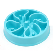 Slow Feeder Dog Bowl | Plastic Dog Bowl | Puppy Paw Pets