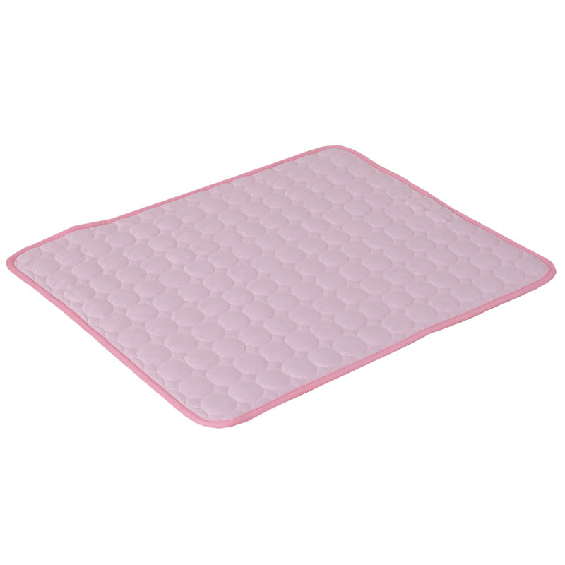 Dog Summer Cooling Mat 3 Size Pet Ice Pad Cool Cold Silk Moisture-Proof Cooler Sofa Mats