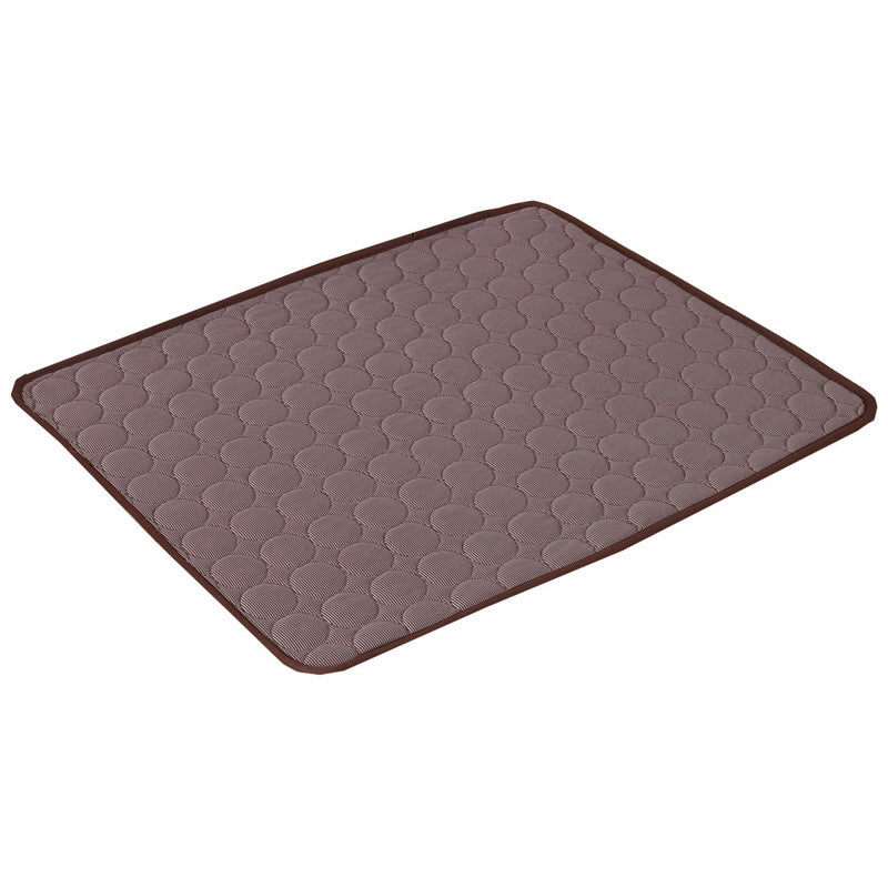 Dog Summer Cooling Mat 3 Size Pet Ice Pad Cool Cold Silk Moisture-Proof Cooler Sofa Mats