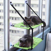 Window-Mounted Cat Hammock - Cozy Perch Bed for Indoor Felines