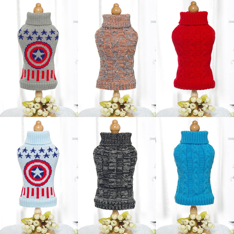 Winter Dog Clothes Knitwear