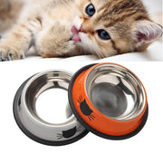 Non-Slip Stainless Steel Cat Bowl with Durable Design