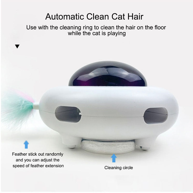 Automatic Cat Feather Toy | Teaser Cat Toy | Puppy Paw Pets
