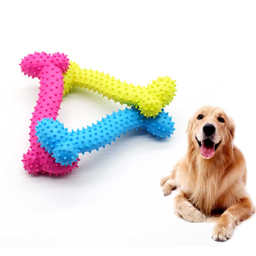 Pet Product Rubber Dog Toy Molar Teeth cleaning toy