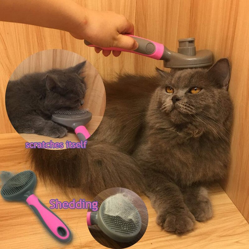 Pets Grooming Brush for Dog/Cat Removes Long Hair