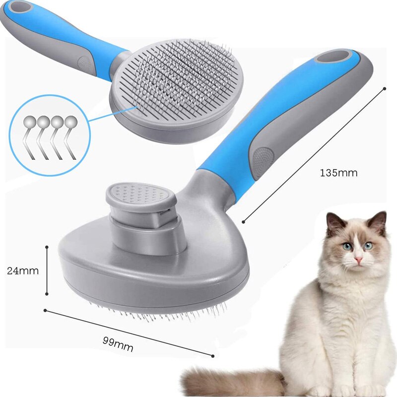 Pets Grooming Brush for Dog/Cat Removes Long Hair