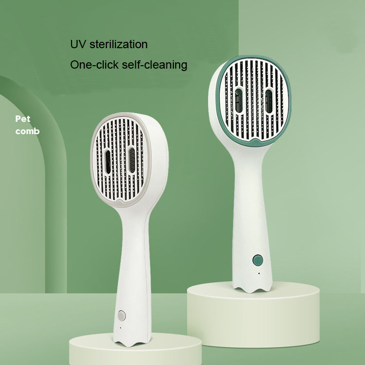 Pet UV Sterilization Comb USB Rechargeable Cat And Dog Comb