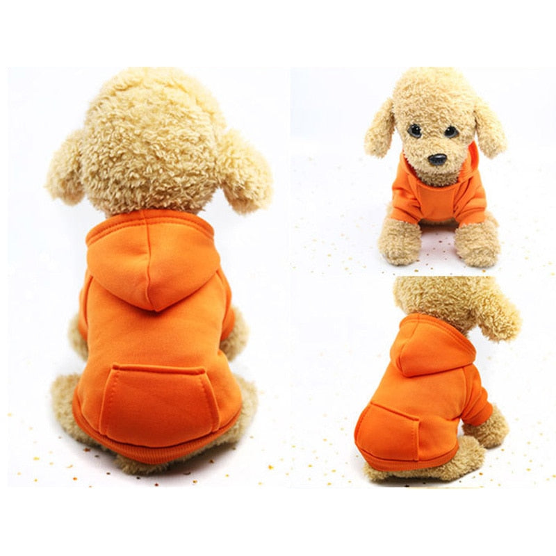 Dogs clothes Dog Hoodies Autumn and winter warm sweater For Dogs