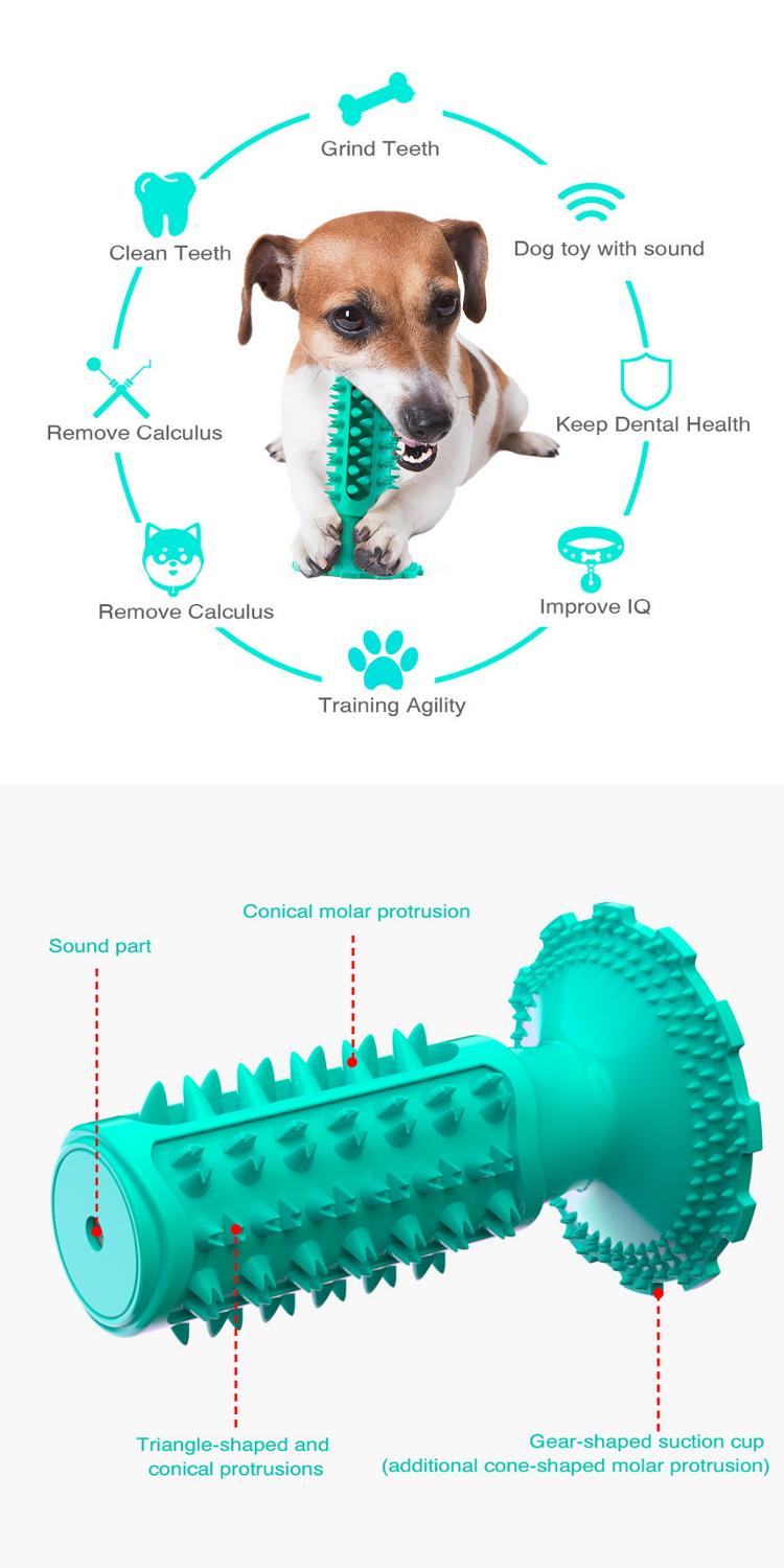 Dog Toys for Aggressive Chewers Dog Toothbrush Brushing Stick