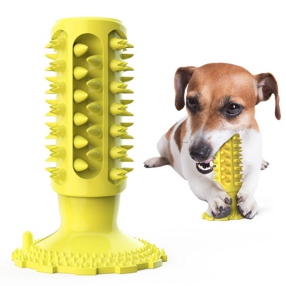 Dog Toys for Aggressive Chewers Dog Toothbrush Brushing Stick