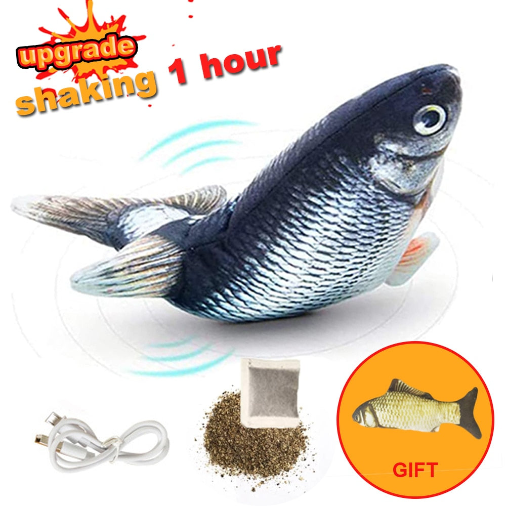 Fish Simulation Catnip Cat Interactive chew Toy