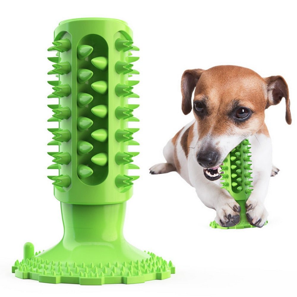 Dog Toys for Aggressive Chewers Dog Toothbrush Brushing Stick
