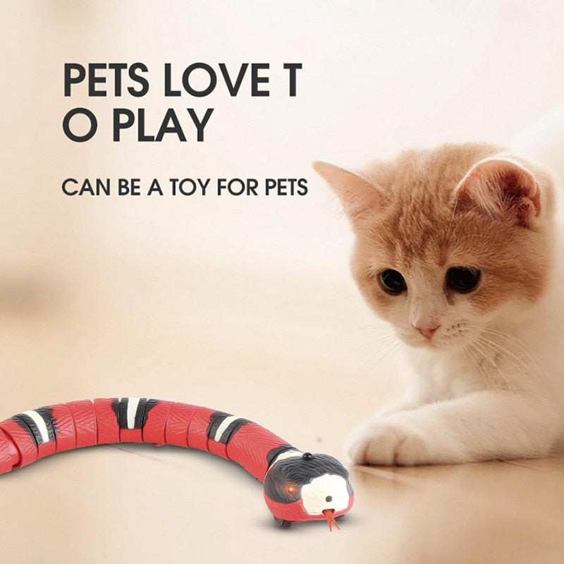 Smart Sensing Interactive Cat Toy - Automatic Electronic Snake Toy