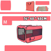 Portable Pet Travel Carrier with Secure Locking Zippers