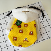 Cozy Fleece Hooded Sweater for Cats