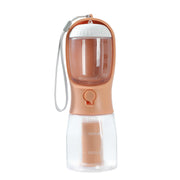 Three-in-one Portable Small Multi-functional dog water bottle