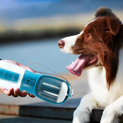 Three-in-one Portable Small Multi-functional dog water bottle