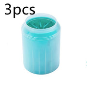 Portable Dog Paw Cleaner Cup – Soft Brush Mud Remover