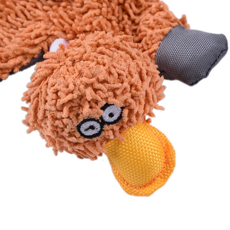 Pet Dog Squeaky Toy Durable Cute Papa Duck