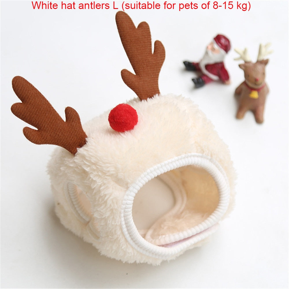 Dog Christmas Bandana Santa Hat Dog Scarf Triangle Bibs Kerchief