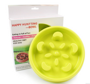 Slow Feeder Dog Bowl | Plastic Dog Bowl | Puppy Paw Pets