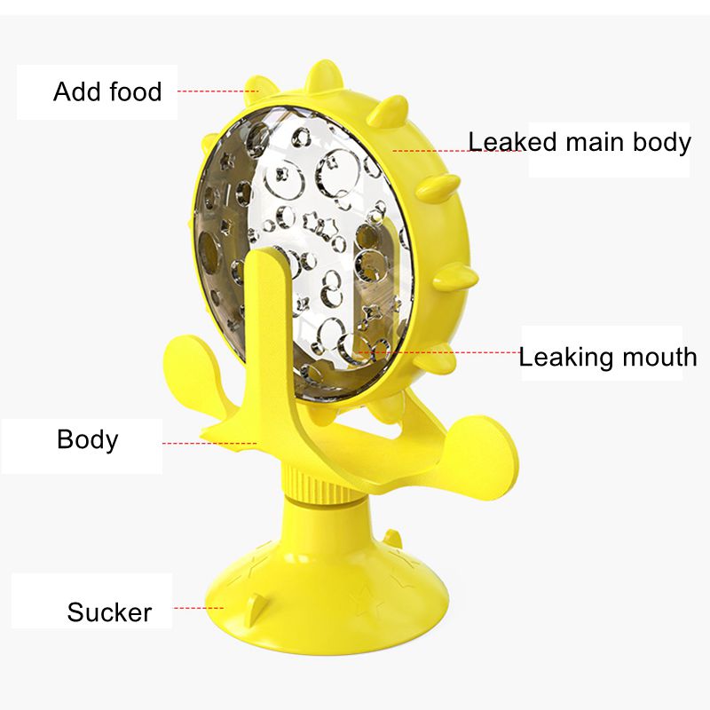 Funny Cat Turntable Toy Pet Windmill