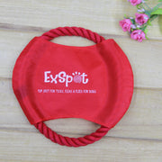 Dog-Friendly Flying Frisbee Rope Toy