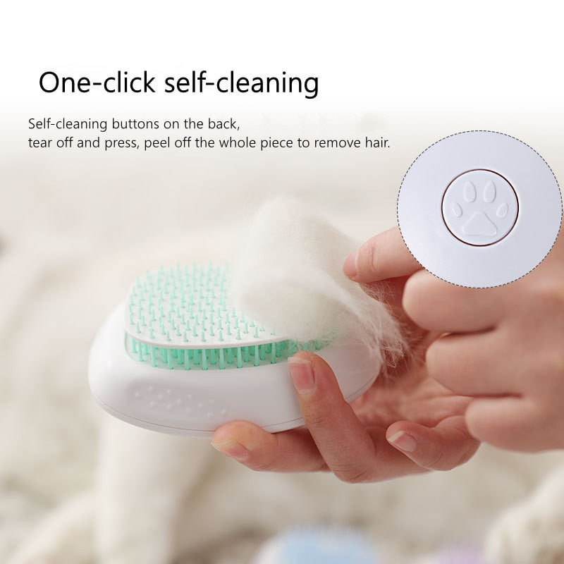 One-click Hair Removal Pet Cleaning Brush