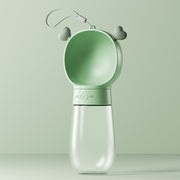 Portable Dog Water Bottle with Feeding Bowl for Outdoor Adventures