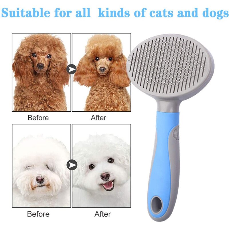 Pets Grooming Brush for Dog/Cat Removes Long Hair