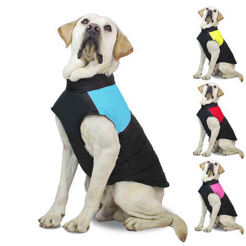 Zipper Jacket Coat For Small Medium Large Dogs Waterproof Dog Clothes