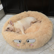 Cozy Donut-Shaped Dog Bed