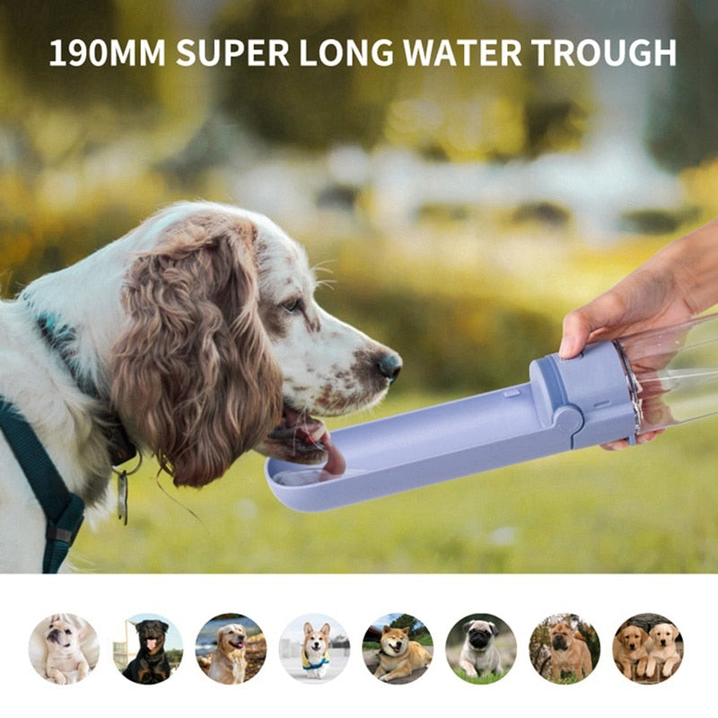 420ML Portable Pet Water Bottle Dog Large Capacity Leakproof