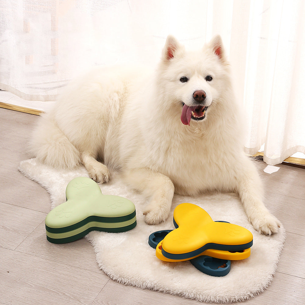New Rotating Dog Slow Food Toy