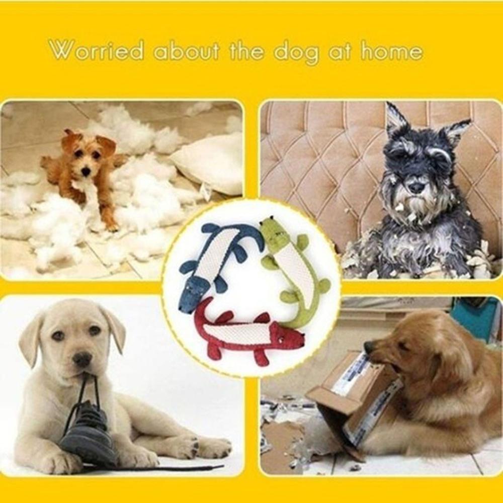 Pet Dog Toy Linen Plush Animal Toy