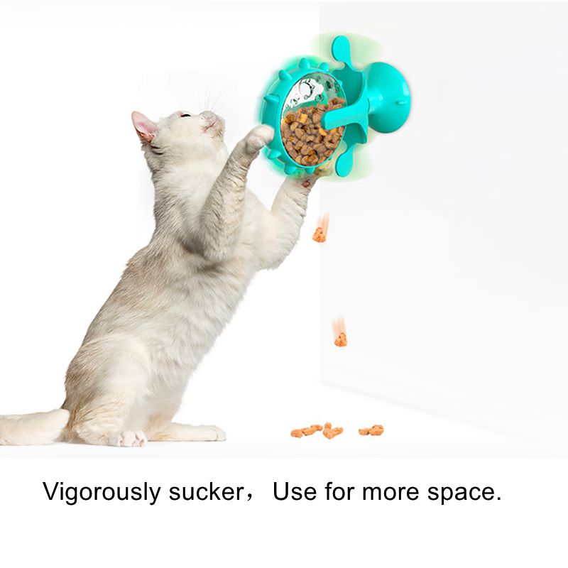 Funny Cat Turntable Toy Pet Windmill