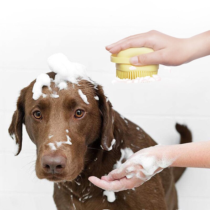 Pet Bath Brush | Dog Bath Brush | Puppy Paw Pets
