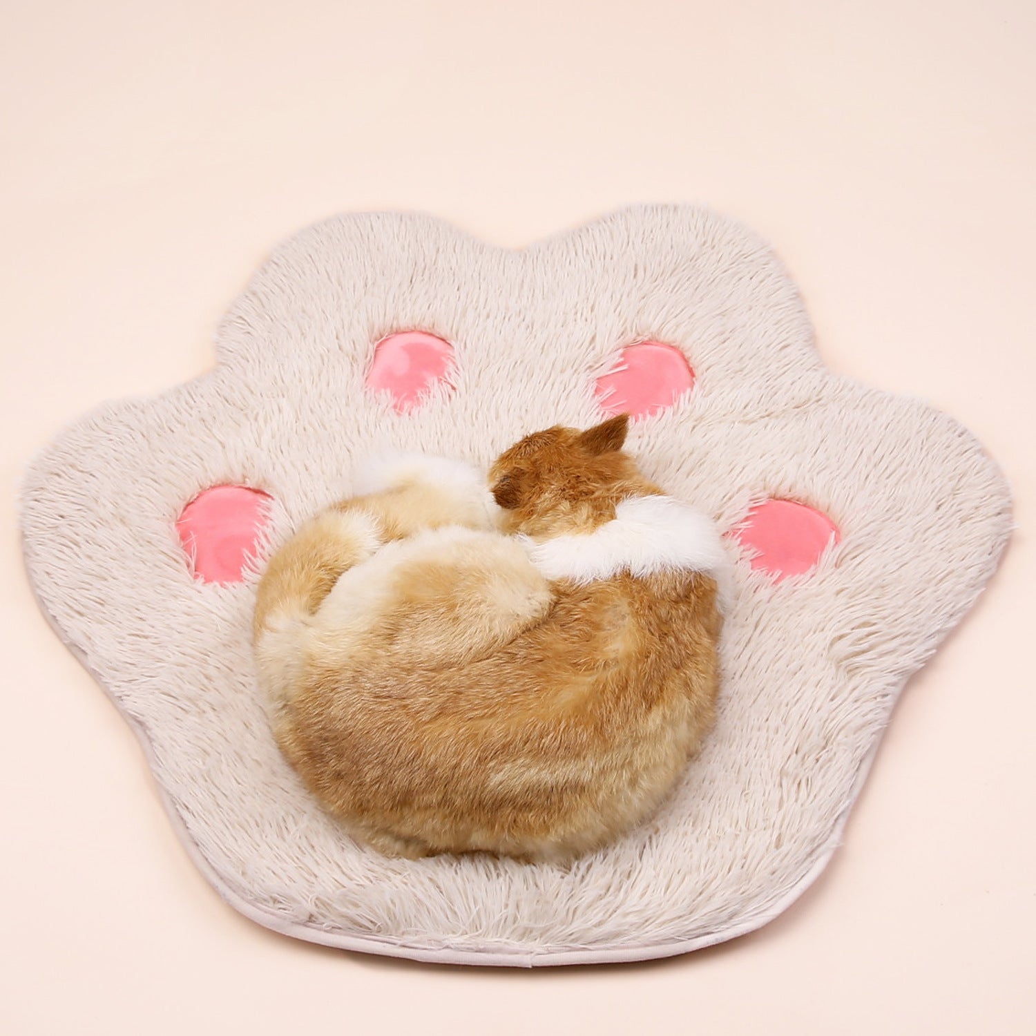 Pet Plush Cat Paw Print Cute Mat Plush cushion