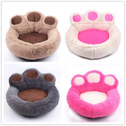 Bear Paw Plush Pet Bed
