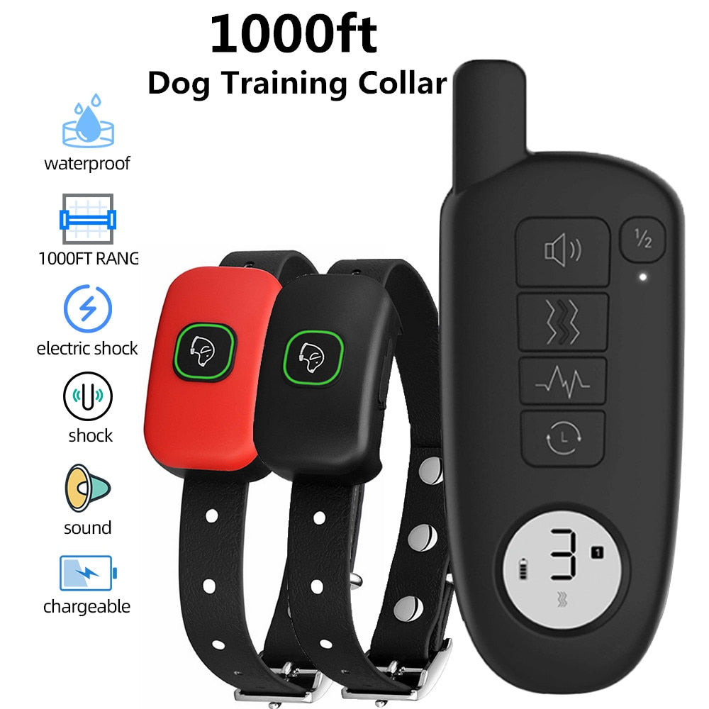 1000ft Range Dog Training Collar