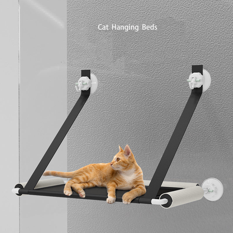 Cat Hammock With Cat Scratching Post Foldable Cat Bed Cat Litter