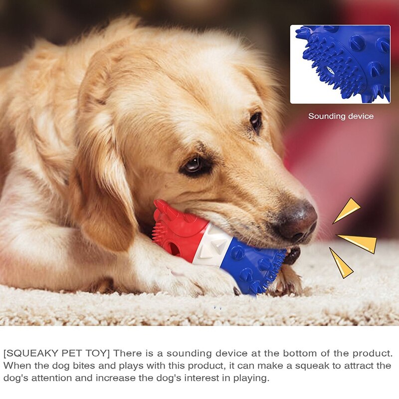 Dog Toy Rubber Ball Chew Dispenser