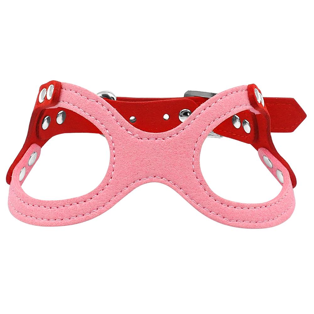 Soft Leather Small Dog Harness for Puppies