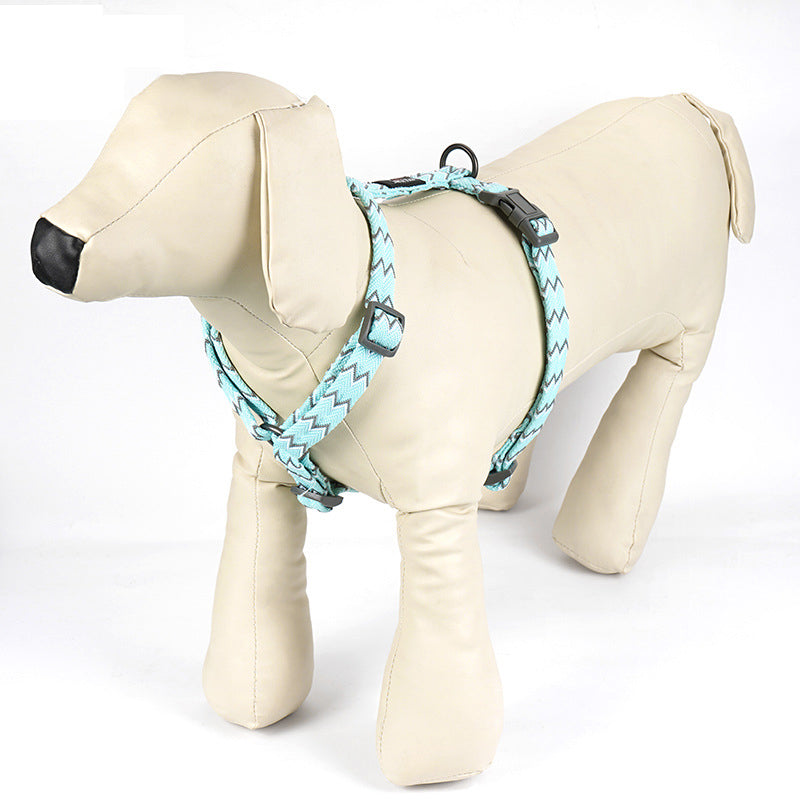 New Dog I-Shaped Sports Chest And Back Breathable Dog Chest Harness for Large Medium And Small Dogs