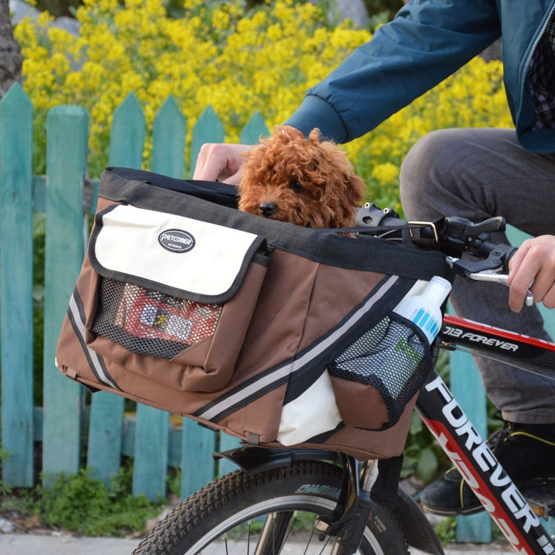 Portable Pet dog and cat Waterproof bicycle carrier