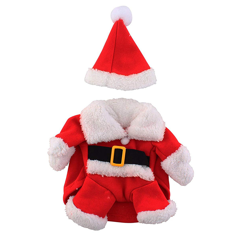 Lovely Christmas Pet Santa Claus Suit